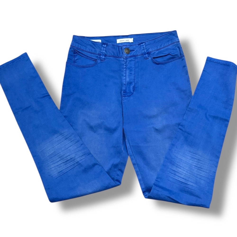 Urban Outfitters Silence + Noise Super Silky Blue High Rise Skinny twig Sz 25
